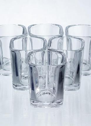 Набор рюмок для виски pure square 6 штук по 78 мл hp-17-40