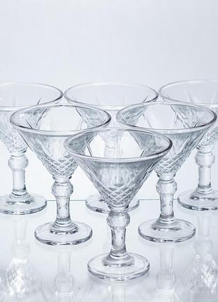 Набір креманок golden martini 6 штук по 215 мл коктейльні hp-17-58