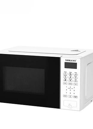 Микроволновая печь sokany 20 л 1100 вт, печь микроволновка с подсветкой микроволновка для разогрева sk-10018