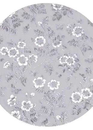Килимок для сервірування столу flowers 38 см, срібло hp-36327-12g