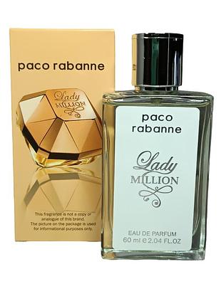 Женские духи (версия paco rabanne lady million) 60 мл