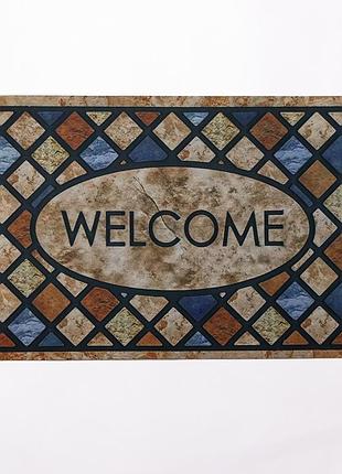 Килимок придверний framed welcome 58*38 см діатомітовий hp-42-40