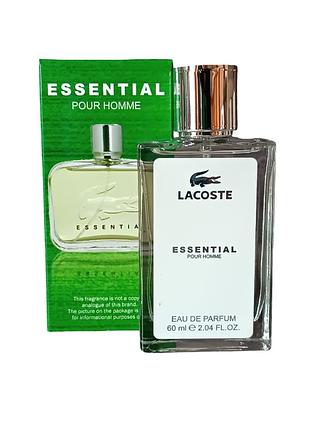 Мужской парфюм (версия lacoste essential) 60 мл