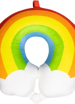 Подушка для шеи rainbow u-образная, красный hp-56-13r