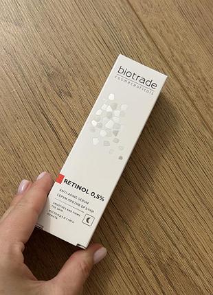 Biotrade cosmeceuticals retinol 0,5% anti-aging serum об'ємом 30 мл