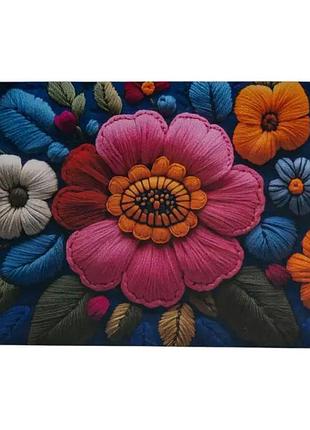 Коврик диатомитовый с 3d эффектом embroidered bloomscape 58*38 см универсальный hp-42-31