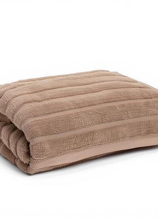 Рушник для обличчя 50*90 см махровий коричневий 503-73-b-72br