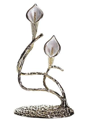 Декоративная фигурка calla lilies 14х8х25 см металлическая hp-7-19