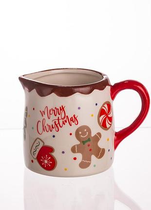 Молочник фарфоровый merry christmas 350 (мл) cr-1-43