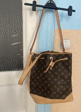 Сумка louis vuitton натуральная кожа вместительная качественная
