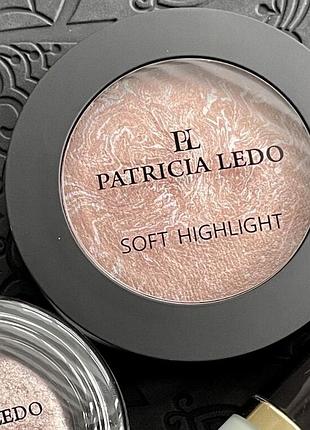 Запеченный хайлайтер для лица patricia ledo soft highlight, оттенок 02, 7 г
