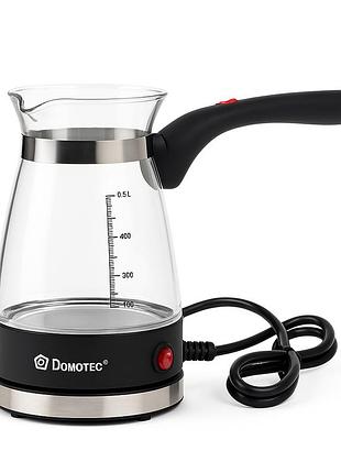 Електротурки domotec, електро турка для подорожей, електрична турка для кави з автовідключенням vy-54