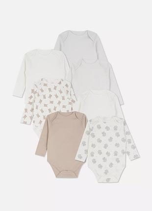 Боді з довгим рукавом primark 18-24міс, 2-3роки