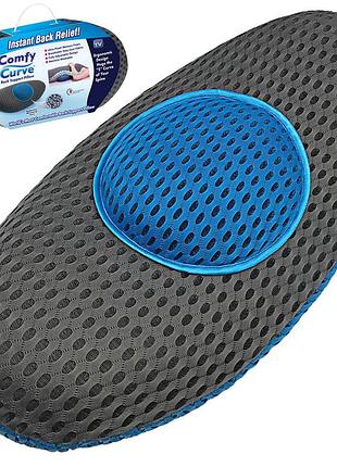 Ортопедична подушка для попереку lumbar support tv one • подушка для попереку з ефектом пам’яті з м’яким покриттям