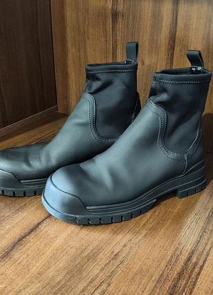 Черевики zara black ankle 38p.