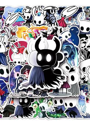 Набор наклеек по игре hollow knight silksong hornet стикеры жуки полый рыцарь games гвоздь грёз наклейки