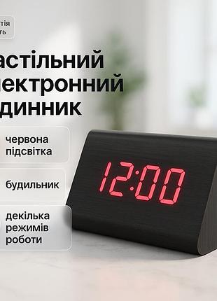 Настільний годинник з led підсвічуванням vst-864, настільний годинник з цифрами vu-47