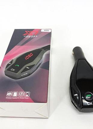 Кращий fm трансмітер fm, трансмітер для автомобільного звуку по bluetooth, fm-модулятор хороший звук ug-16