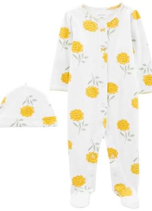 Комплект бавовняний carters 2 в 1, 6m