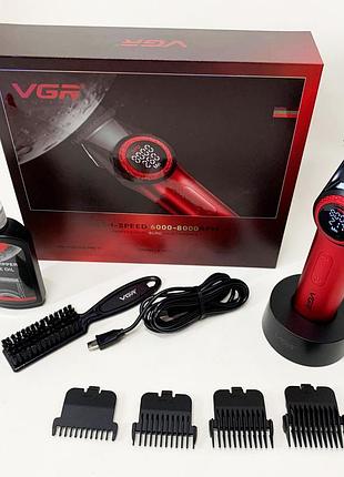 Професійна машинка для стрижки волосся в салон vgr v-977, професійна машинка для гоління голови le-42