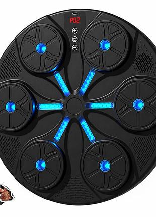 Настенная боксерская тренировочная мишень, мишень для бокса с динамичной подсветкой dz-21