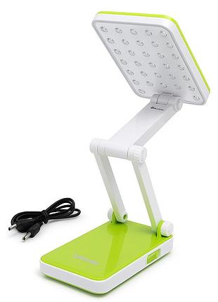 Лампа для чтения на ночной столик, белая настольная лампа с led подсветкой для обучения с usb zc-36