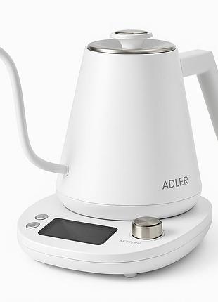 Мощный чайник электрический adler ad 1349 1л 900вт, электрочайник на кухню, мощный чайник для кипячения vl-28