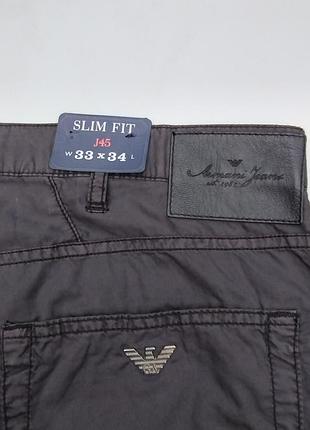 Брюки мужские премиум качества, armani jeans j45 slim fit: w33; l34.