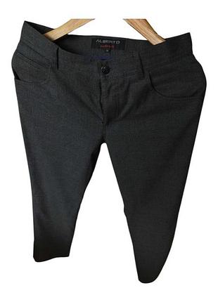 Брюки alberto ceramica stone germany w31 stretch dark grey.