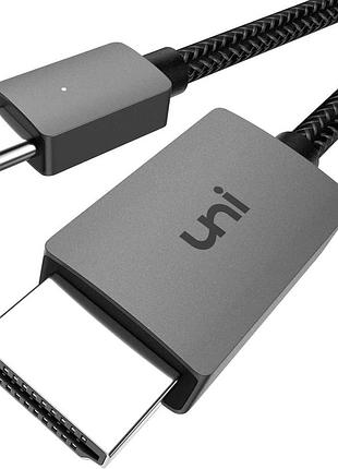 Кабель uni usb c - hdmi ua40 (4k 30hz, 1.8м) [thunderbolt 3/4 compatible] one-way type c input to hdmi output