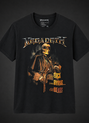 Megadeth crush the world tour 2023 — турова футболка