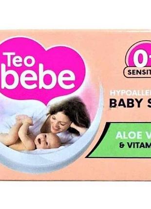 Крем-мыло детское алоэ веравитамин е 75г тм teo bebe