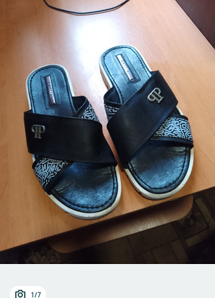 Шльопки чоловічі шкіряні