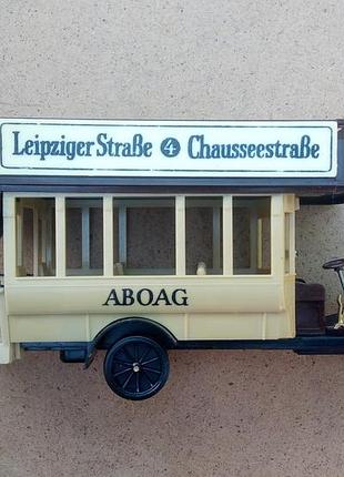 Модель автобуса daimler 1911 veb plastspielwaren berlin 1:43