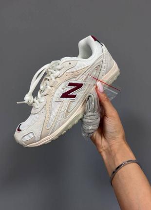 Кросівки new balance 204l cream / burgundy
