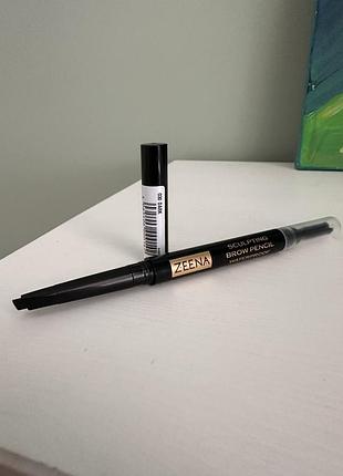Новий олівець для брів zeena sculpting brow pencil waterproof