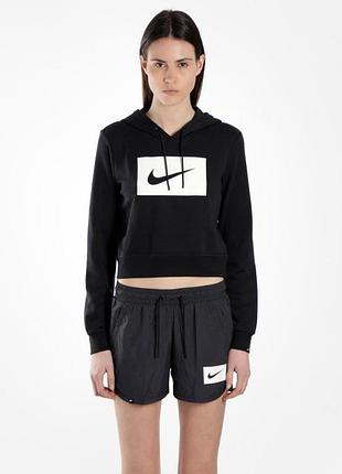Кроп-худі nike чорного кольору.