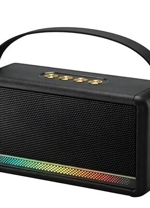 Портативная акустическая колонка m640 bluetooth 5.4, 15 вт, tws, rgb