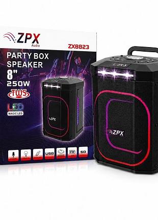Портативная акустическая система zpx zx8823 250 вт