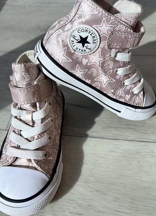 Високі кеди на липучці convers 23 р, 14 см