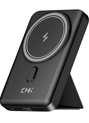 Внешний аккумулятор wpg-101 10 000 ма·ч с magsafe и подставкой