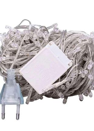 Гирлянда штора 3х2 м 144 led светодиодная медный провод 16 нитей zwm2320ledml