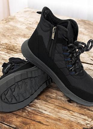 Зимние мужские ботинки new, аккуратная зимняя мужская обувь, зимные ботинки мужские wz-72 top shop ua_