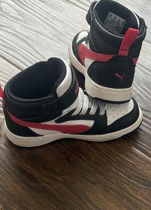 Високі шкіряні кросівки puma