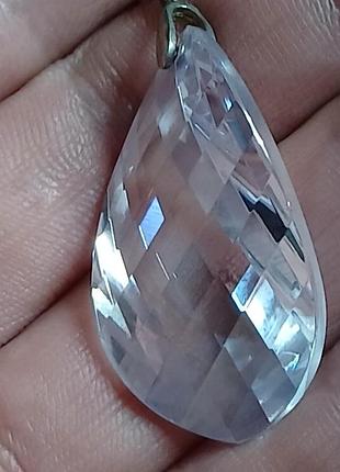 Кулон серебро swarovski