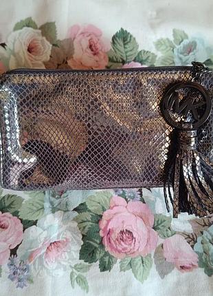 Оригинальная косметичка/клоч, премиум бренд michael kors.