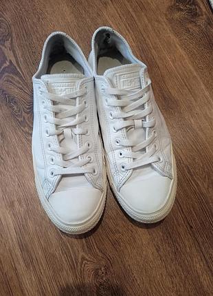 Продам шкіряні чоловічі кеди бренду converse