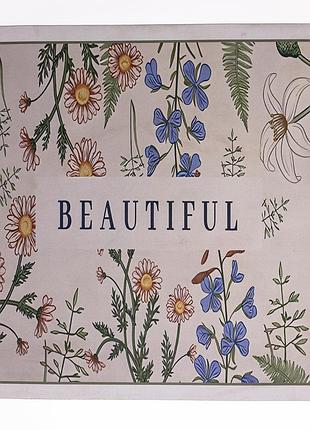 Коврик для ванной комнаты beautiful 58*58 см диаметовый hp-42-13