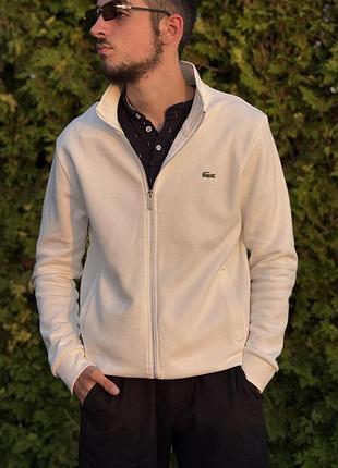 Кардиган / зипка lacoste белый