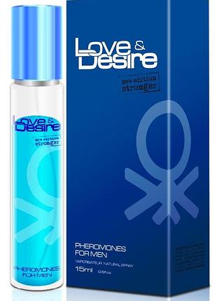 Туалетная вода с феромонами для мужчин love & desire for men, 15 ml sexstyle